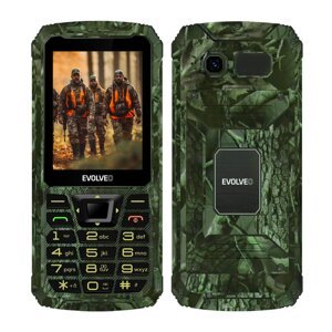 EVOLVEO StrongPhone Z6, vodotesný odolný telefón Dual SIM, lovecká "kamufláž"
