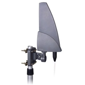 EVOLVEO Shark, aktívna vonkajšia anténa DAB+/DVB-T2, filter LTE, 4G, 5G