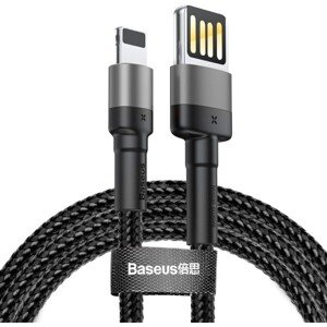 Baseus Cafule Lightning Double Sided USB kábel (1.5A) sivý/čierny