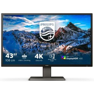 Philips 439P1 4K UHD USB-C monitor 42,5"