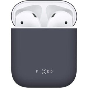 FIXED Silky ultratenké silikónové púzdro Apple Airpods modré
