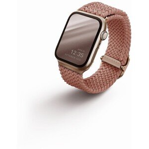 UNIQ Aspen Braided remienok pre Apple Watch 41/40/38mm ružovo zlatý
