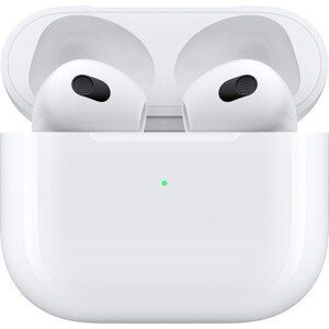 Apple AirPods bezdrôtové slúchadlá s MagSafe nabíjacím puzdrom (2021) biela