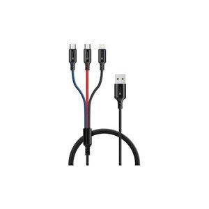 CONNECT IT Wirez 3in1 USB-C & Micro USB & Lightning, 1,2 m