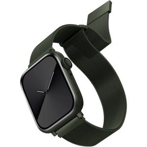 UNIQ Dante oceľový remienok Apple Watch 41/40/38mm Hunter zelený