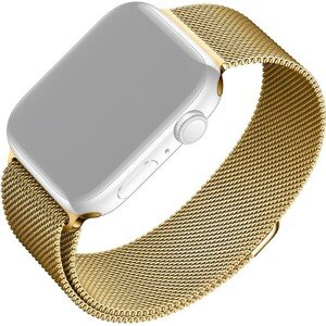 FIXED Mesh Strap sieťový nerezový remienok Apple Watch 38/40/41mm zlatý