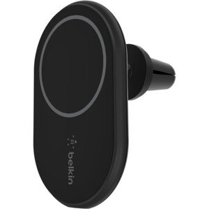 Belkin MagSafe Magnetic Wireless Car Charger (10W) držiak s nabíjaním čierny (bez adaptéra)