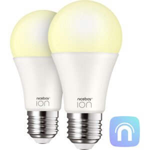 Niceboy múdra žiarovka ION SmartBulb AMBIENT 9W - E27 SET 2 ks