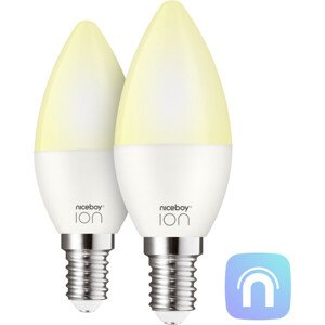 Niceboy múdra žiarovka ION SmartBulb AMBIENT 5,5, W - E14 SET 2 ks