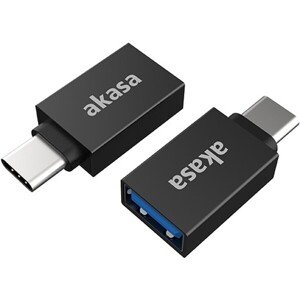 Akasa adaptér USB3.1 Gen2 - USB-C (F/M), 2ks v balení