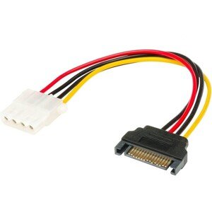 Akasa kábel SATA redukcia napájania na 4pin Molex, 15cm, 2ks v balení