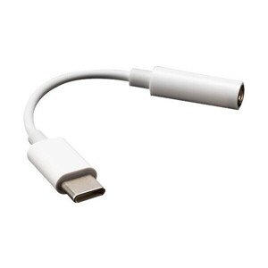 Akasa redukcia USB-C - 3.5mm Jack, 10cm, biela