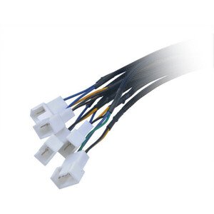 Akasa Flexa FP5S pre pripojenie 5 PWM ventilátorov, 45cm