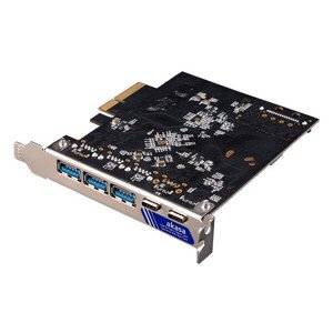 Akasa PCIe karta 2xUSB 3.2 Gen 2 Type-C a 3xType-A