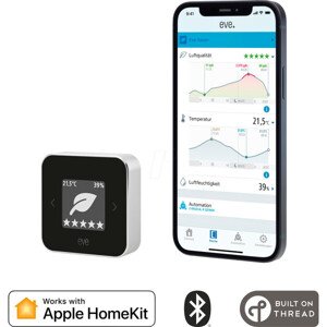 Eve Room vnútorný monitor kvality ovzdušia (HomeKit a Thread)