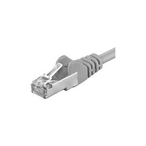 Premiumcord Patch kábel CAT 6a S-FTP RJ45-RJ45 LSOH AWG 26/7 2m sivý