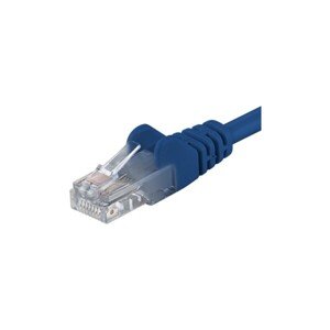 PremiumCord Patch kábel UTP RJ45-RJ45 CAT6 3m modrý