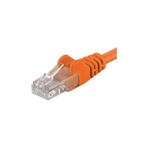 PremiumCord Patch kábel UTP RJ45-RJ45 level 5e 5m oranžový