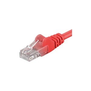 PremiumCord Patch kábel UTP RJ45-RJ45 level 5e 7m červený