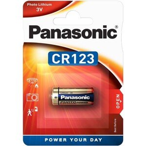 Panasonic CR123A lítiová batéria, 1 ks