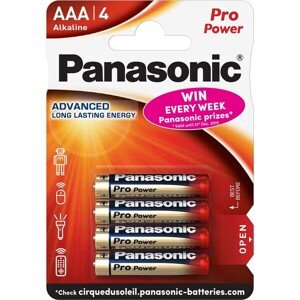 Panasonic Pro Power Gold AAA alkalické batérie, 4 ks