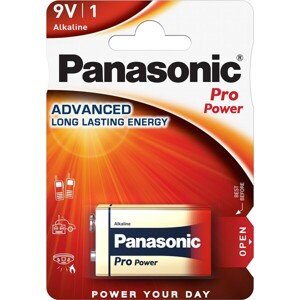 Panasonic Pro Power 9V alkalická batéria, 1 ks