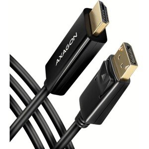 AXAGON DisplayPort - HDMI 1.4 kábel 1.8m čierny