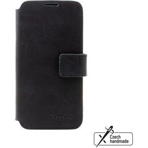Kožené puzdro typu kniha FIXED ProFit pre Apple iPhone 14 Max, čierne