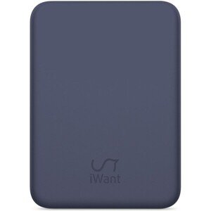 iWant MagSafe powerbanka 4200 mAh modrá