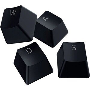 PBT Keycap + Coiled Cable Upgrade Set - Classic Black - US/UK
