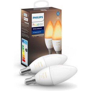 Philips HUE Bluetooth žiarovka LED E14 B39 4W 470lm 2200-6500K