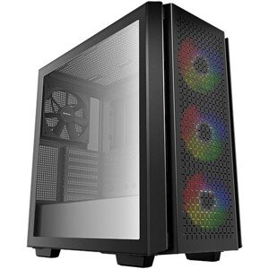 DEEPCOOL CG560, presklená bočnica, mesh panel