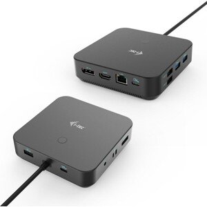 i-tec USB-C HDMI Dual DP Docking Station with Power Delivery 100 W