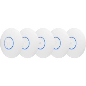 UBNT UniFi AC PRO 5 - AP 2.4GHz (450Mbps) + 5GHz (1300Mbps) - sada 5ks (bez PoE injektorov)
