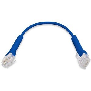 UBNT UniFi Ethernet Patch Kábel - dĺžka 0,22 m, Cat6, modrý