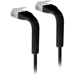 UBNT UniFi Ethernet Patch Kábel - dĺžka 0,3m, Cat6, čierny