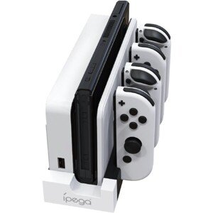 iPega 9186 Charger Dock pre N-Switch a Joy-con White/Black