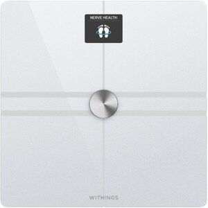 Withings Body Comp Complete Body Analysis múdra Wi-Fi váha biela