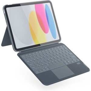EPICO púzdro s klávesnicou pre iPad 10,2" (čeština) šedé