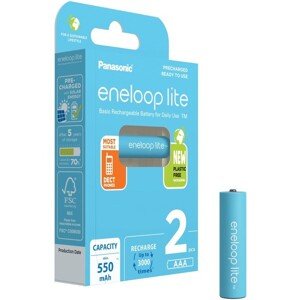 Panasonic Eneloop Lite AAA nabíjacia batéria 550 mAh (2ks)