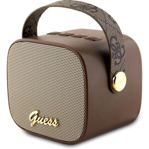 Guess Mini Bluetooth Speaker PU 4G Strap Brown