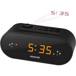 Sencor SRC 3100 Rádiobudík s projekciou čierny