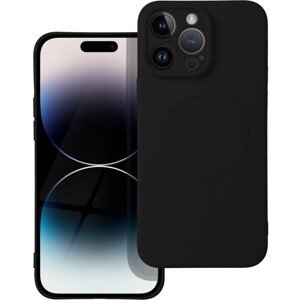 Silicone Mag Cover case compatible s MagSafe pre IPHONE 14 PRO MAX black