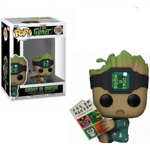 Funko POP! #1193 Marvel: Aj Am Groot - Groot PJs w/book