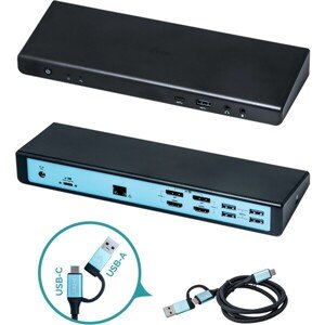 i-tec USB/USB C Professional Dual 4K Display 100W dokovacia stanica