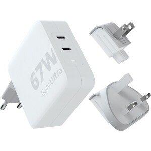 67W GaN-Ultra Charger + USB-C PD Cable, Xtorm 67W GaN-Ultra Travel Charger + USB-C PD Cable