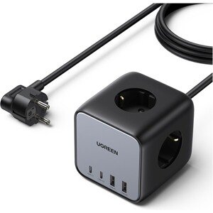 UGREEN DigiNest Cube Power Strip (3 AC outlets + 65W 2A2C)