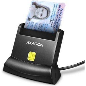 AXAGON CRE-SM4N USB-A StandReader čítačka kontaktných kariet Smart card 1.3m