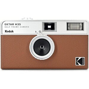 Kodak EKTAR H35 Half Frame fotoaparát hnedý