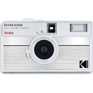 Kodak EKTAR H35N Striped Analógový fotoaparát strieborný